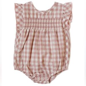 Pehr CheckMate Flutter One-Piece 3-6m
